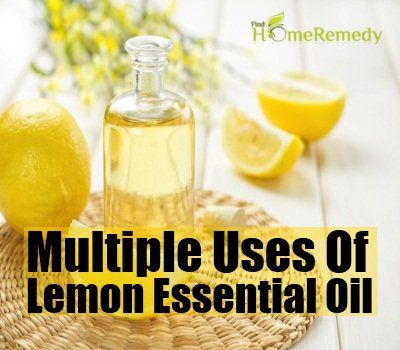 Utilisations multiples d'huile essentielle de citron